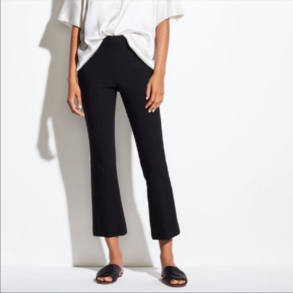 Vince Crop Flare Pants Black Size Large